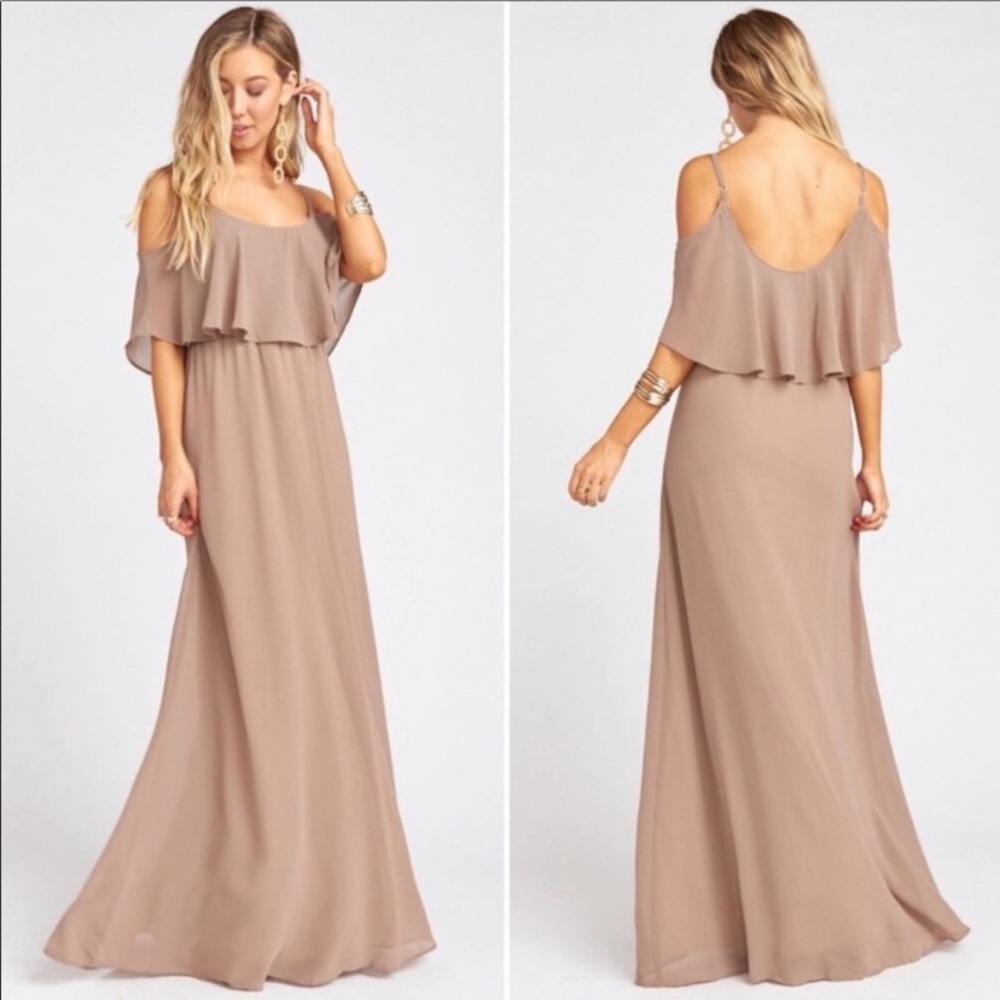 SMYM ‘Caitlin’ Ruffle Maxi Dress